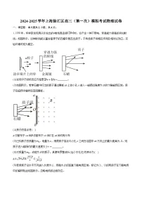 2024-2025学年上海徐汇区高三（第一次）模拟考试物理试卷(含详细答案解析)