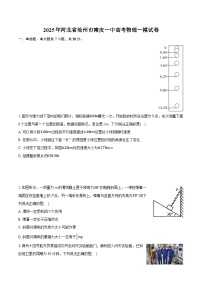 2025年河北省沧州市南皮一中高考物理一模试卷(含详细答案解析)