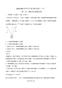 辽宁省辽阳市2025届高三下学期第一次模拟考试物理试卷 含解析