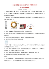 安徽省合肥市2023_2024学年高二物理上学期期末联考试题含解析