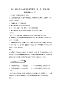 2025届山东省济南市高三下学期高考一模物理试卷（解析版）