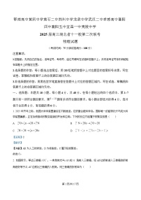 2025届湖北省武汉二中等十一校高三下学期第二次联考（二模）物理试题 （解析版）