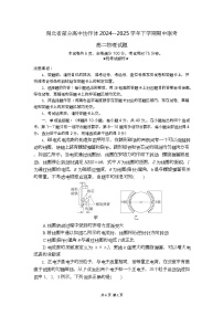 湖北省部分高中协作体2024-2025学年高二下学期4月期中联考物理试卷（Word版附解析）