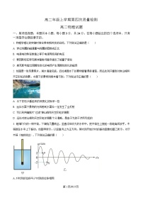 山东省聊城第三中学2024-2025学年高二上学期第四次月考物理试题（Word版附解析）