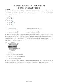 2023-2025北京高三（上）期末真题物理汇编：带电粒子在匀强磁场中的运动