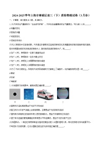 2024-2025学年上海市青浦区高三（下）质检物理试卷（3月份）(含详细答案解析)