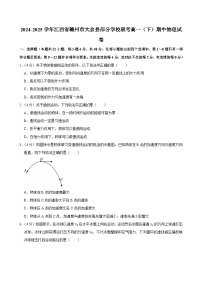 2024-2025学年江西省赣州市大余县部分学校联考高一（下）期中物理试卷
