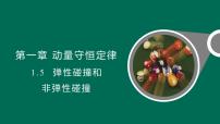 高中物理人教版 (2019)选择性必修 第一册弹性碰撞和非弹性碰撞说课ppt课件
