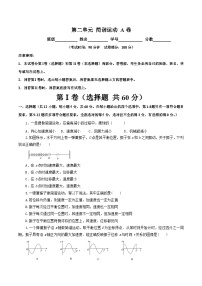 人教版 (2019)选择性必修 第一册简谐运动复习练习题