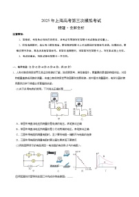 2025年高考第三次模拟考试卷：物理（上海卷）（解析版）