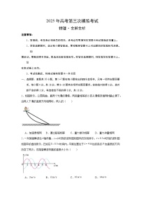 2025年高考第三次模拟考试卷：物理（河南卷）考试版