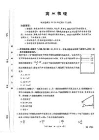 广东省金太阳2023-2024学年高三上学期联考 物理试卷（含答案）