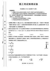 2025年辽宁金太阳高三下学期4月物理试题及答案