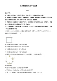 山东省济宁市嘉祥县第一中学2024-2025学年高二上学期第二次月考物理试题（Word版附解析）