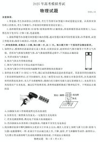 2025届山东省济宁市高三二模物理试题（含答案）