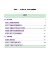 2025年高考物理二轮复习讲练测（新高考通用）专题07 动量定理 动量守恒定律（练习）（解析版）