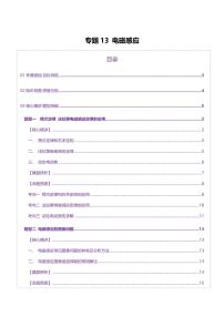 2025年高考物理二轮复习讲练测（新高考通用）专题13 电磁感应（讲义）（解析版）