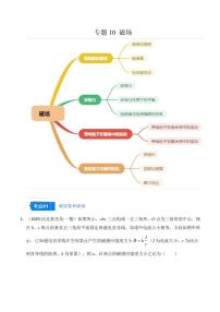 2025年高考物理一模试题分类汇编（新高考通用）专题10 磁场（新高考通用）（原卷版）