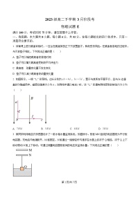 安徽省A10联盟2024-2025学年高二下学期3月阶段考物理（E）试卷（Word版附解析）