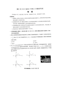 2025届贵州省铜仁市高三下学期3月模拟考试（图片版）物理试卷