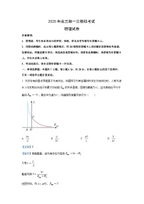 2025届河北省沧州市沧衡八县联考高三下学期一模物理试卷（解析版）