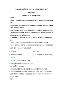 2025届山东名校考试联盟高三下学期3月高考模拟考试物理试卷（解析版）