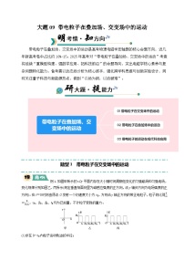 大题09 带电粒子在叠加场、交变场中的运动-2025年高考物理三轮冲刺大题突破试题（含答案）