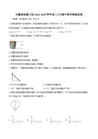 安徽省皖南八校2024-2025学年高二(下)期中联考物理试卷（含解析）