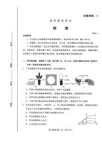 山东省潍坊市2025届高三高考模拟考试物理试题及答案