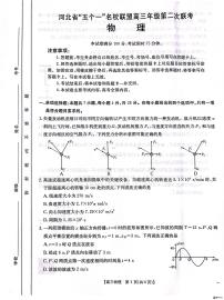 2025届河北省“五个一”名校联盟高三下学期4月联考物理试题（含答案）
