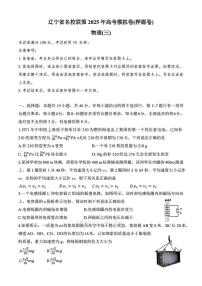 辽宁省名校联盟2025年高考模拟卷押题卷物理（三）试题及答案