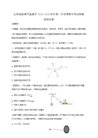 云南省曲靖市宣威市2024-2025学年高一下学期期中考试物理检测试卷（附答案）