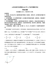 2025届山东省名校考试联盟高三下学期市级第二次模拟考试物理试题（原卷版+解析版）（高考模拟）