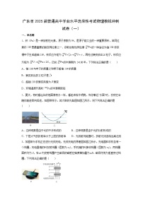 广东省2025届普通高中学业水平选择性考试模拟冲刺（一）物理试卷（解析版）