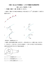 河南省南阳市方城县第一高级中学2024-2025学年高一下学期3月月考物理试题（原卷版+解析版）