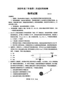 2025年山东省青岛市和淄博市高三高考物理二模试题及其答案