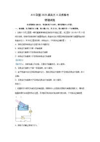 2025届安徽省A10联盟高三下学期模拟预测物理试卷（解析版）