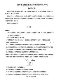 2025届天津市九校联考高三下学期一模物理试卷（高考模拟）