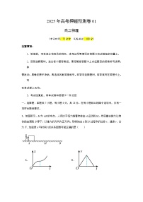 2025年高考押题预测卷：物理（山西、陕西、宁夏、青海卷01）（考试版）
