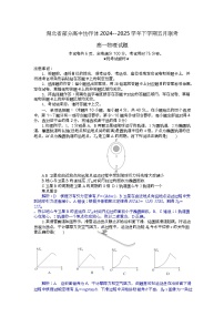 湖北省部分高中协作体联考2024-2025学年高一下学期5月月考物理试卷（Word版附解析）