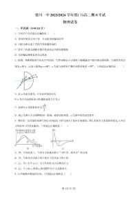 宁夏回族自治区银川一中2023-2024学年高二下学期期末考试物理试卷（含答案）