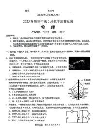 2025届安徽合肥示范中学高三下学期5月质检（三模）物理试题（含答案）