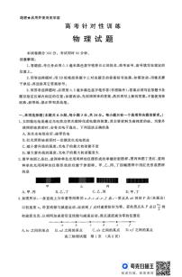 2025年济南市高三高考物理二模试题及其答案