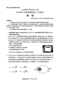 山东省九五高中协作体2025高三下学期5月质量检测-物理试题+答案