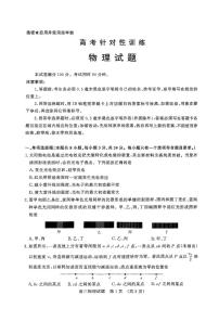 2025届山东省济南市高三二模高考针对性训练 物理试题及答案