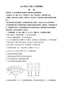 江苏省徐州市2024-2025学年高三下学期2月测试物理试卷（原卷版+解析版）