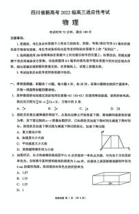 四川省新高考2025届高三适应性考试（第三次联考）物理试卷（含答案）