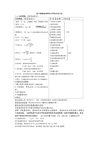 高中物理运动学和力学知识点汇总