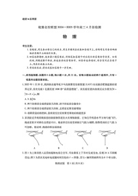 安徽省皖豫名校联盟2024-2025学年高三下学期4月检测（图片版）物理试题