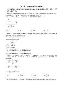山西省实验中学2024-2025学年高二下学期开学考试物理试题（原卷版+解析版）